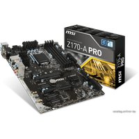 Материнская плата MSI Z170-A PRO