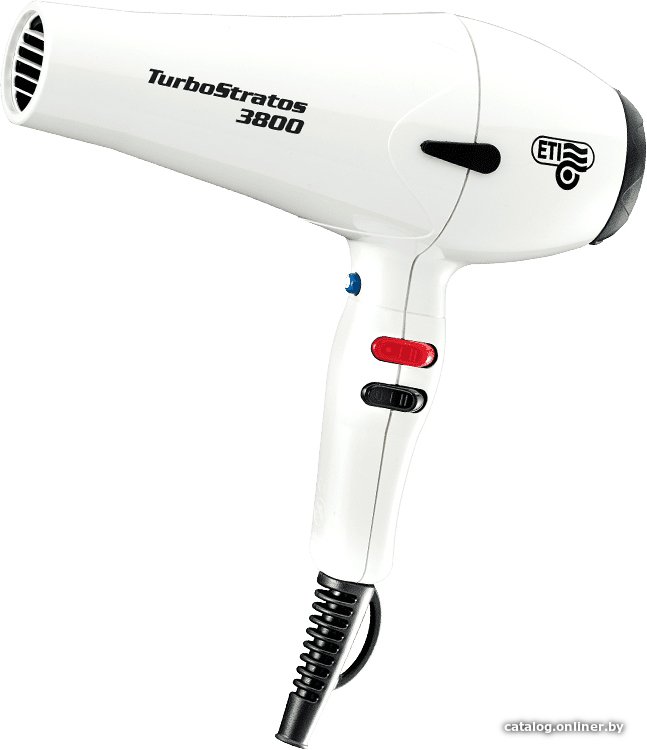 Фен ETI Turbo Stratos 3800 (белый)