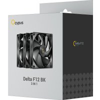 Комплект вентиляторов для корпуса Ocypus Delta F12 BK 3IN1