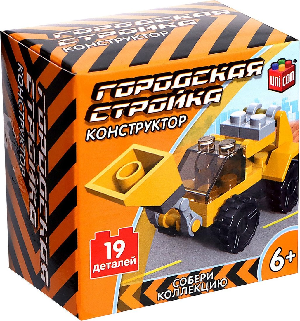 

Конструктор Unicon Стройка. Погрузчик 20511-4 9226523 (19эл)