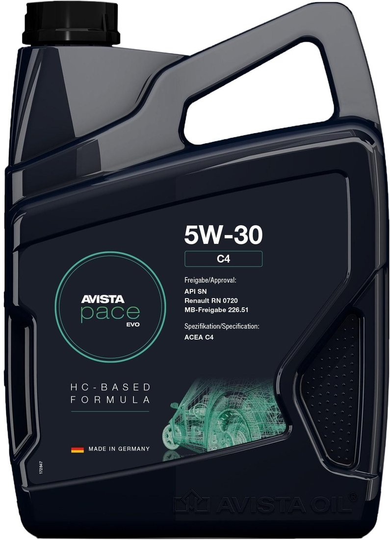 

Моторное масло Avista pace EVO C4 5W-30 5л