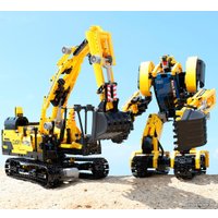 Конструктор CaDa Rock Man радиоуправляемый робот-экскаватор 2 в 1 C51026W