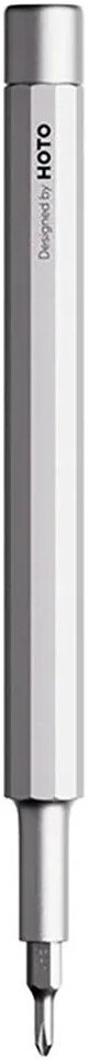 Набор отвертка с битами HOTO Pocket Precision Screwdriver SE QWLSD013 серый (4 предмета)