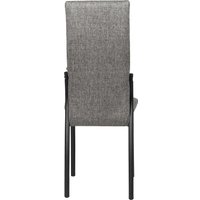 Стул ВВР Оскар (серый/черный, рогожка)