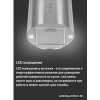 Кухонная вытяжка MAUNFELD Lee Light Isla 35 (черный, в одной коробке)