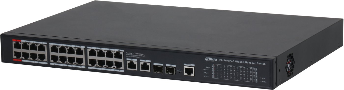 

Управляемый коммутатор 2-го уровня Dahua DH-S4228-24GT-360