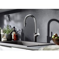 Смеситель Blanco Carena-S 526172 (black/chrome)