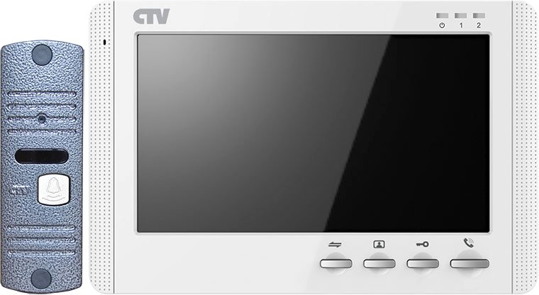 

Комплект видеодомофона CTV DP1704MD (белый)