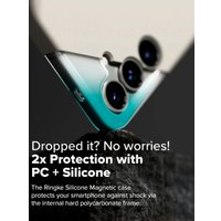 Чехол для телефона Ringke Silicone Magnetic для Galaxy S25 Stone