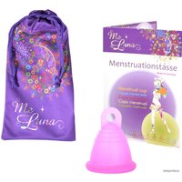 Менструальная чаша Me Luna Sport Shorty M кольцо (фуксия)