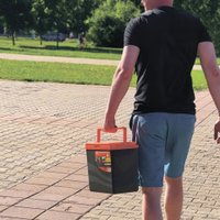 Термобокс БИОСТАЛЬ CB-G 8л (черный/оранжевый)