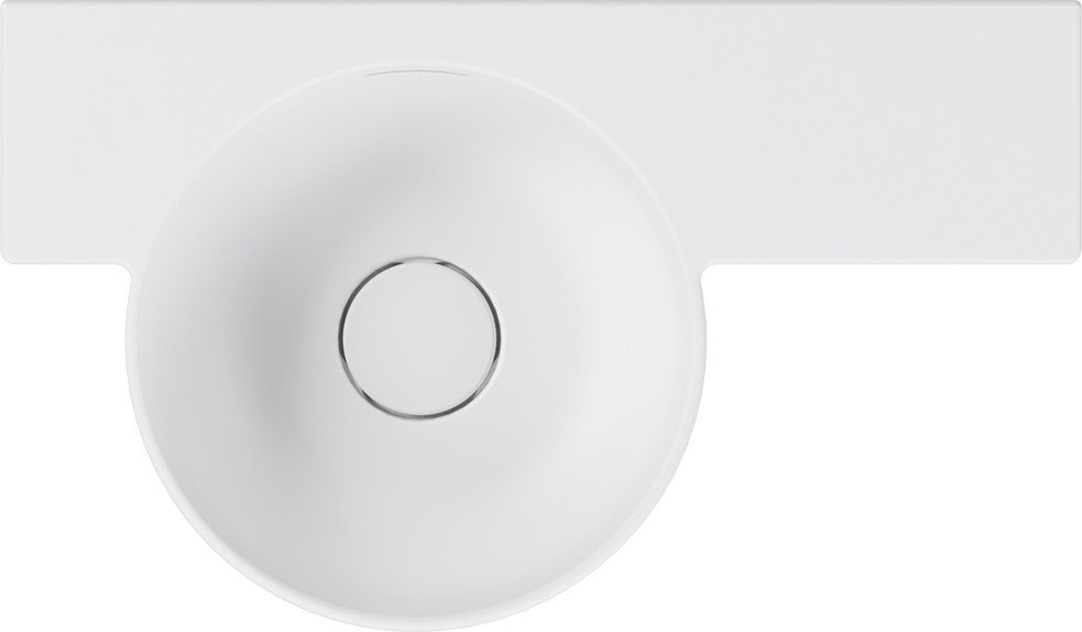 Умывальник Belux Аврора 550 L (18, белый матовый/Solid Surface)