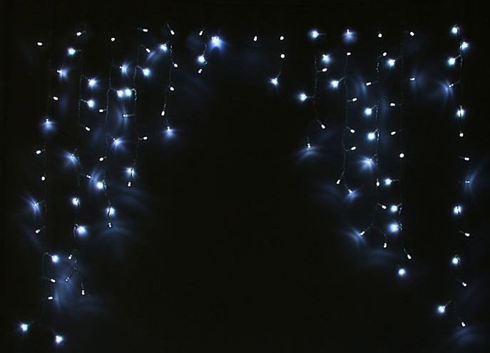 

Гирлянда бахрома Luazon Арка Led-126 (1x1 м, белый) [1080430]