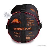 Спальный мешок AlexikA Summer Compact Plus (левая молния, синий)