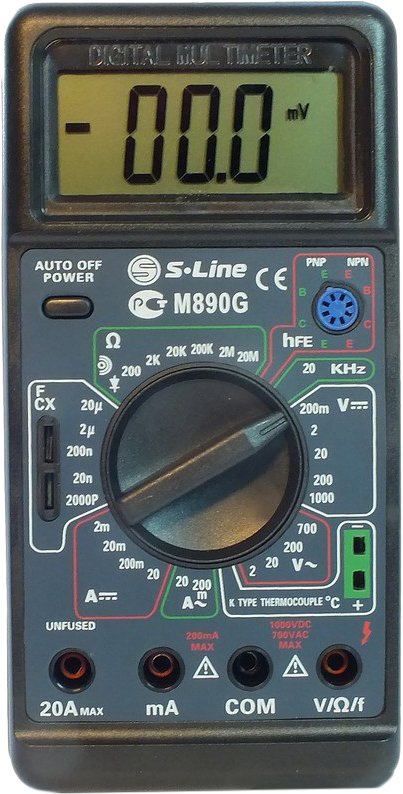 

Мультиметр S-Line M-890G