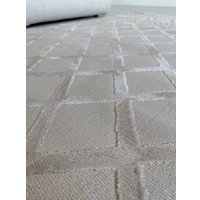 Ковер для жилой комнаты LAXMI Comfort 847 прямоугольник (0.8x1.5, Beige/Beige)