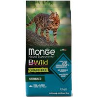 Сухой корм для кошек Monge Bwild Tuna Sterilised 1.5 кг