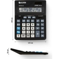 Бухгалтерский калькулятор Eleven Business Line CDB1601-BK_El (черный)