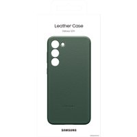 Чехол для телефона Samsung Leather Case S23+ (зеленый)