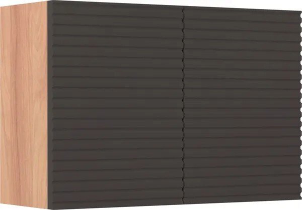 

Runo Шкаф для ванной Соренто 60x40/Тренто 60x40 вертикаль (крафтовый дуб/графит)