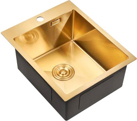 

Кухонная мойка Milacio Denia 41 Steel MC.77468 (золотой)