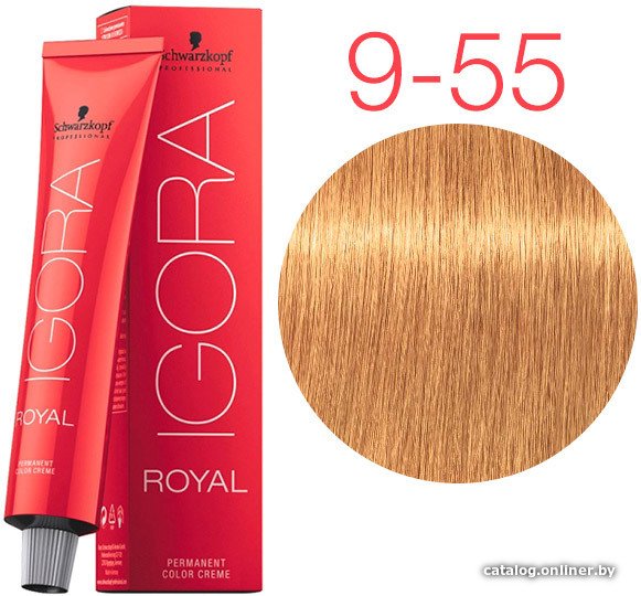 Крем-краска для волос Schwarzkopf Professional Igora Royal Permanent Color Creme 9-55 60 мл
