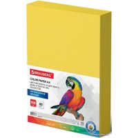 Офисная бумага BRAUBERG А4 80 г/м2 500 л 115216 (желтый)