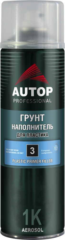 

Автомобильный грунт Autop наполнитель для пластика - Серый - аэр. 650 мл №3