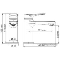 Смеситель Wasserkraft Wiese 8403