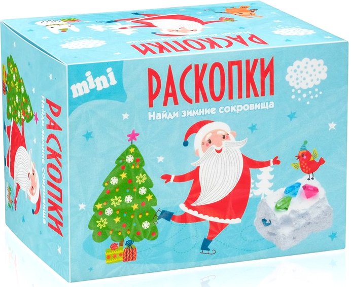 

Набор для опытов Раскопки Новогодние сюрпризы Мини DIG-21