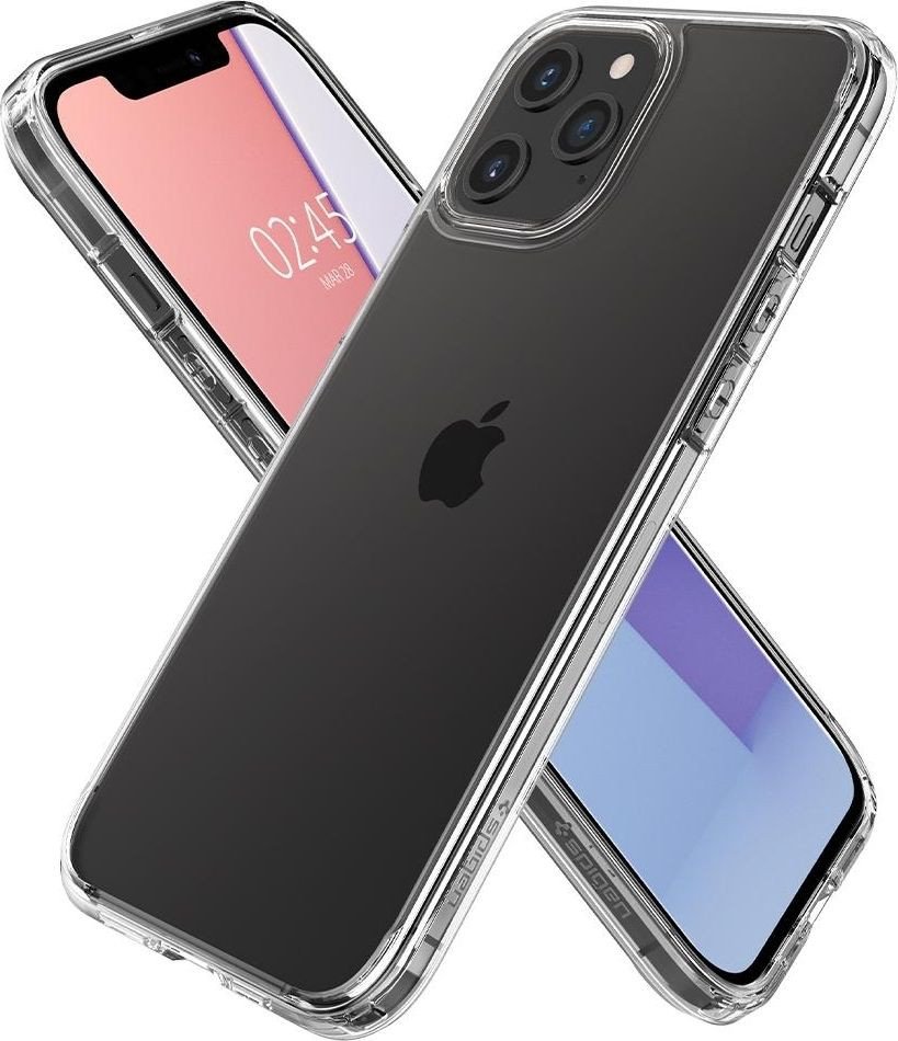

Чехол для телефона Spigen Ultra Hybrid для iPhone 12 Pro Max ACS01618 (прозрачный)
