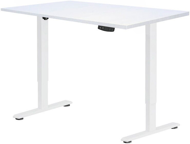 Стол с регулировкой высоты ErgoSmart Electric Desk Light 1200х650х25 мм (Ясень Тронхейм/белый)