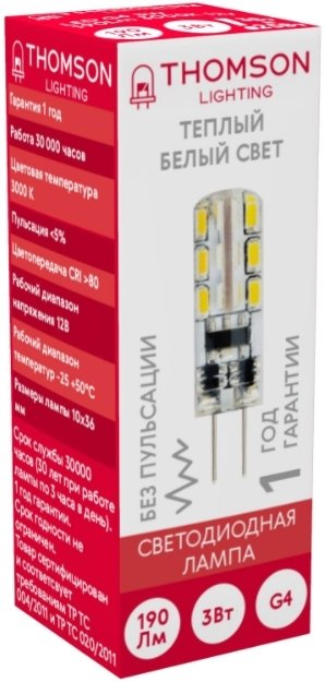 

Светодиодная лампочка Thomson Led G4 TH-B4222
