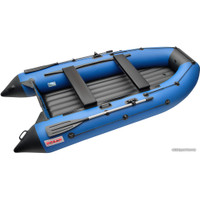 Моторно-гребная лодка Roger Boat Trofey 3100 (без киля, синий/черный)