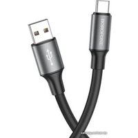 Кабель Borofone BX82 USB Type-C - USB Type-C (1 м, черный)