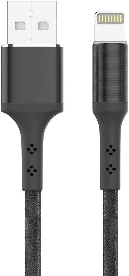 

Кабель Jellico KDS-70 USB Type-A - Lightning (1.2 м, черный)