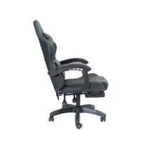 Игровое (геймерское) кресло AR GAMING AR 010 (черный с зеленой строчкой)