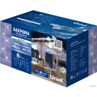Гирлянда бахрома Uniel ULD-B6007-200/STK UL-00010890 (белый)