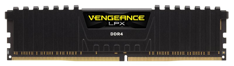 

Оперативная память Corsair Vengeance LPX Black 8GB DDR4 PC4-19200 [CMK8GX4M1A2400C16]