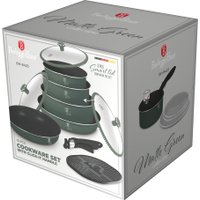 Набор кастрюль Berlinger Haus Matte Green Collection BH-8423