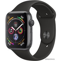 Умные часы Apple Watch Series 4 44 мм (алюминий серый космос/черный)