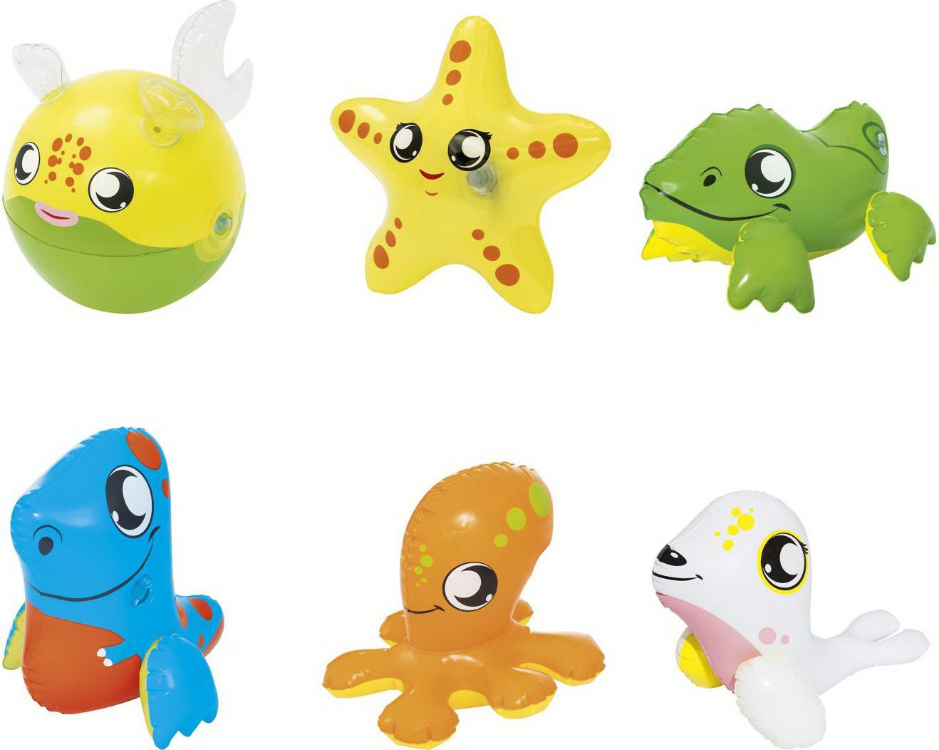 

Надувная игрушка для плавания Bestway Bath Puffy Pals 34030 (цвет в ассортименте)