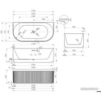 Ванна Abber 170x80 AB9416-1.7