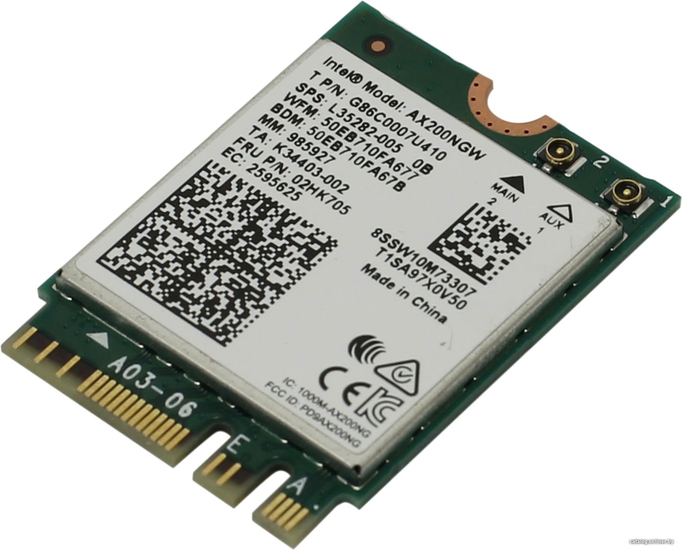 Wi-Fi/Bluetooth адаптер Intel AX200NGW