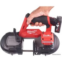 Ленточная пила Milwaukee Fuel M12 FBS64-402C 4933478441 (с 2-мя АКБ, кейс)