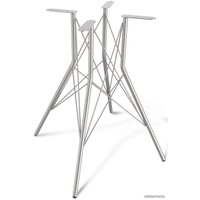 Кухонный стол Sheffilton SHT-TU2-1/80 МДФ (хром лак/бетон светлый)