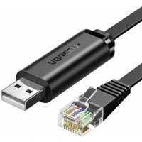 Кабель Ugreen CM204 60813 USB Type-A - RJ45 (3 м, черный)