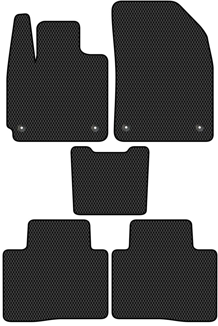 

Комплект ковриков для авто Alicosta EXEED TXL I (suv / SUV) 2020 - Н.В. (черный, ромб)