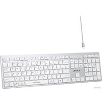 Клавиатура A4Tech Fstyler FBX50C (серебристый/белый)