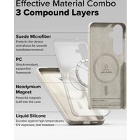 Чехол для телефона Ringke Silicone Magnetic для Galaxy S25 Stone